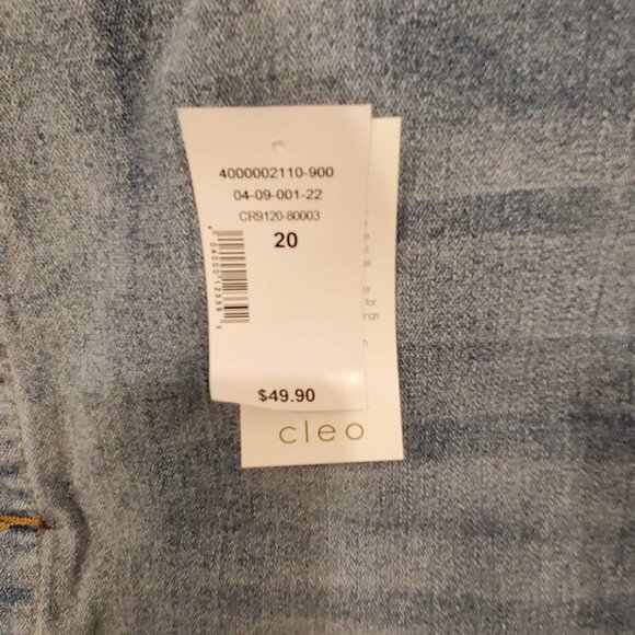 Denim jean skirt cleo size 20 - Picture 2 of 5
